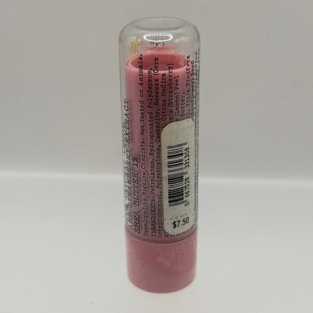 Bath & Body Works C.O. Bigelow Lemon & Strawberry Tinted Lip Balm No. 1426 Rare‎